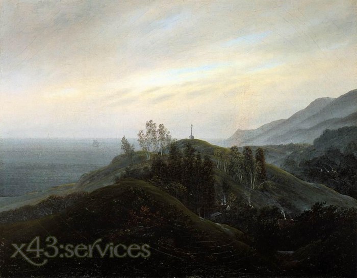 Caspar David Friedrich - Ansicht von der Ostsee - View of the Baltic